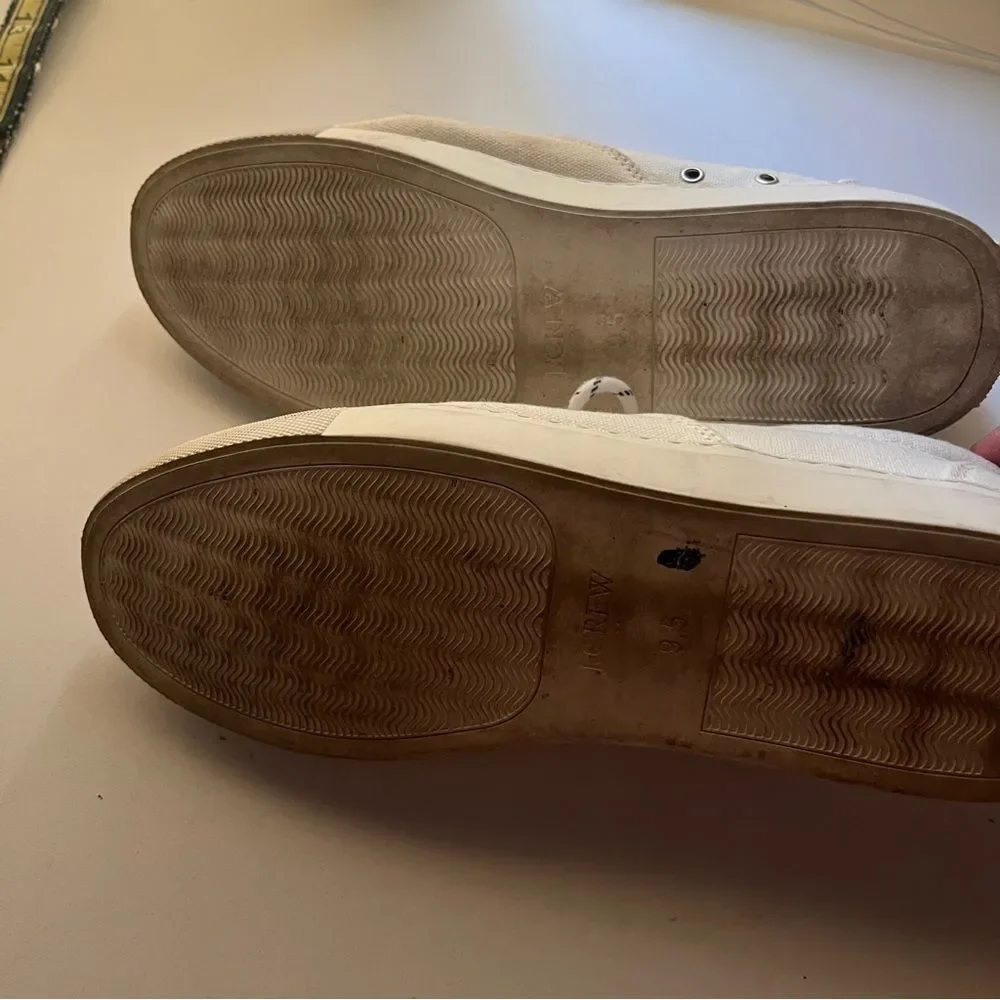 J. Crew Women's White Sneakers